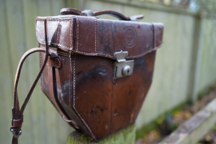 Vintage leather case