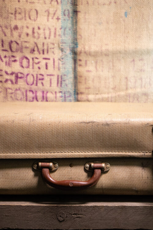 Vintage travel trunk